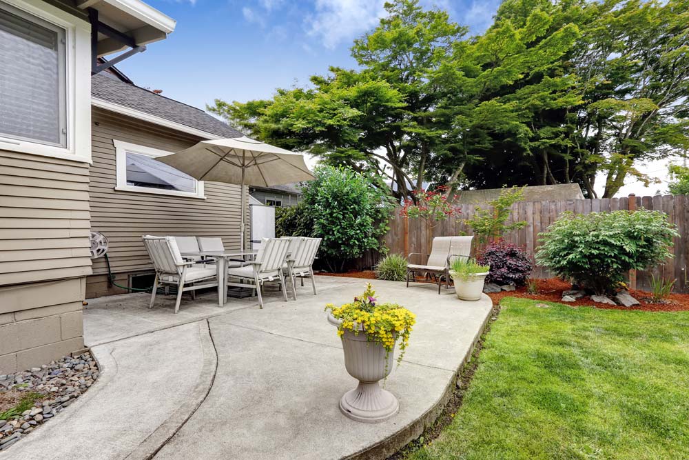 Concrete Patios | Northview Landscaping concrete patios are excellent for durability