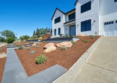 Landscape design for a new home